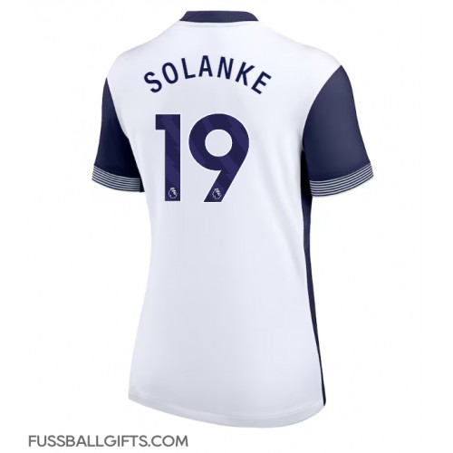 Tottenham Hotspur Dominic Solanke #19 Fußballbekleidung Heimtrikot Damen 2024-25 Kurzarm